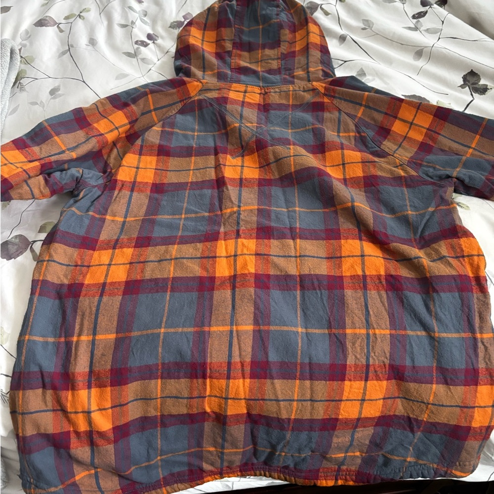 Plaid Fleece-lined Hoodie - Ski the East, Women’s, Large
